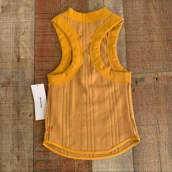 BDG Urban Outfitters Mustard Yellow sleeveless top NWT XS - Picture 7 of 9